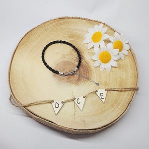 Sterling Silver Horsehair Braid Bracelet: Keepsake Jewelry, Personalized Charm Option