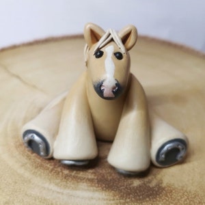 Personalised Horse Models. Horse Cake Topper. Handmade and hand-painted Polymer Clay Horse Gift. image 5