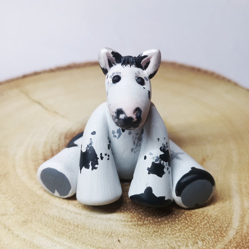 Personalised Horse Models. Horse Cake Topper. Handmade and hand-painted Polymer Clay Horse Gift. image 1