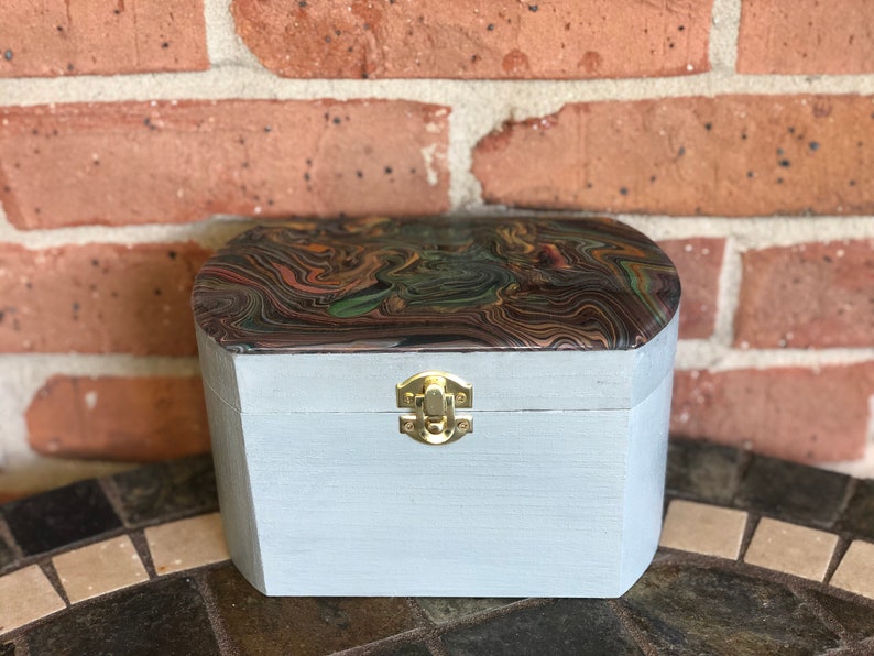 Trinket Box Memory Box Jewelry Box Starburst Stash Box