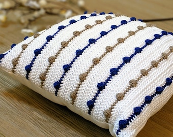 Bobble Stripe Farmhouse Pillow Pattern PDF