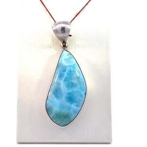 Vintage Sterling Silver and Blue Turquoise Pendant