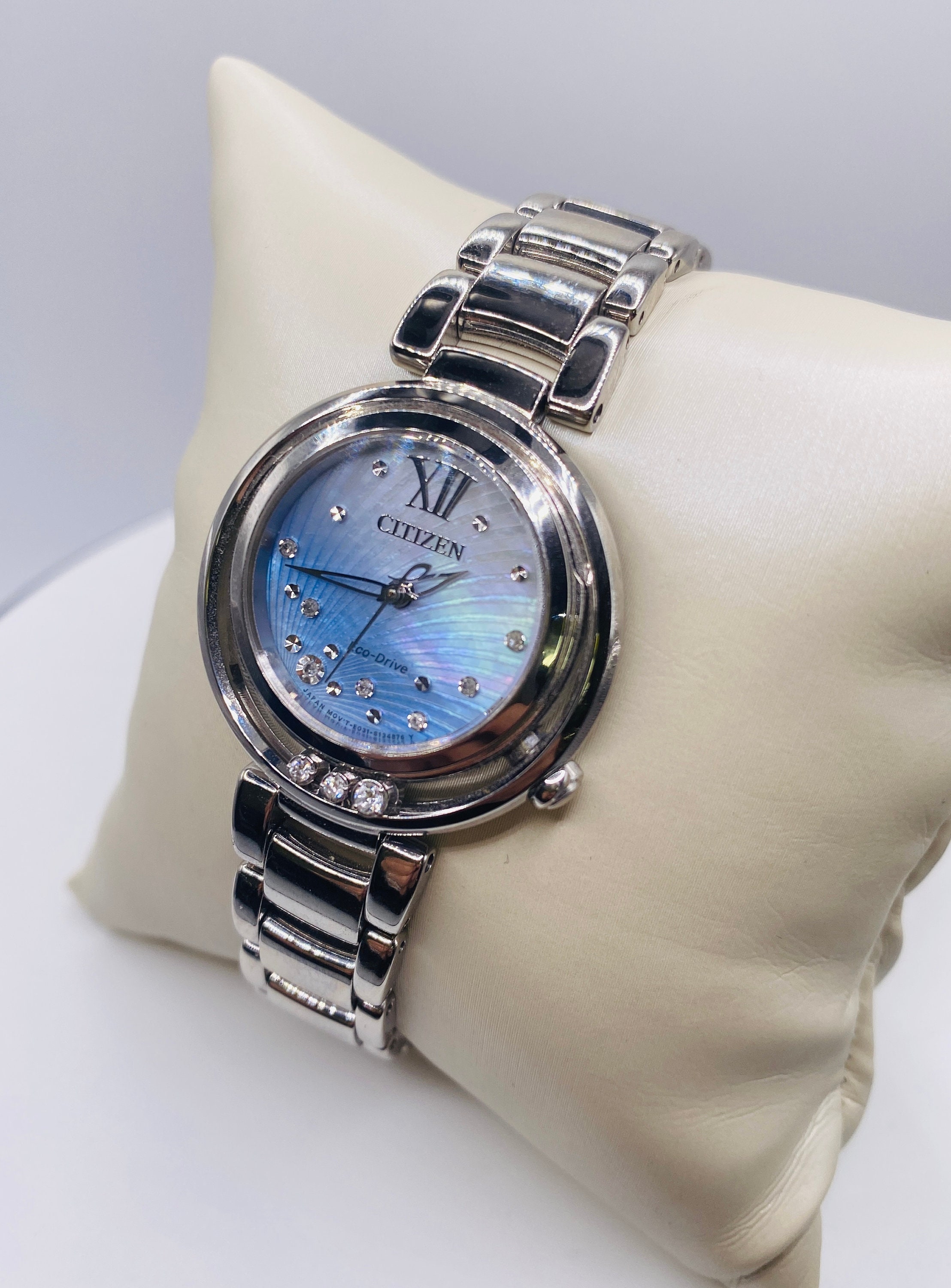 Citizen Eco Drive Floating Diamond Watch - Etsy