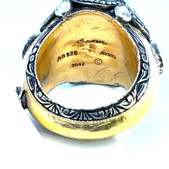 Sevan Designs Vintage Gold and Silver Reverse Int… - image 2