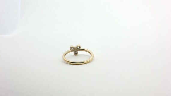 18K Yellow Gold Diamond Ring - image 2
