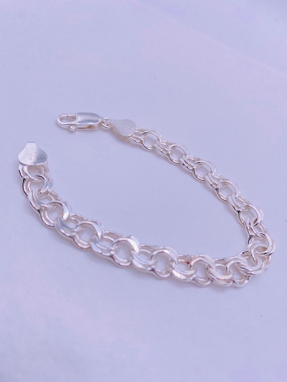 Children's 6" Sterling Silver Charm Bracelet