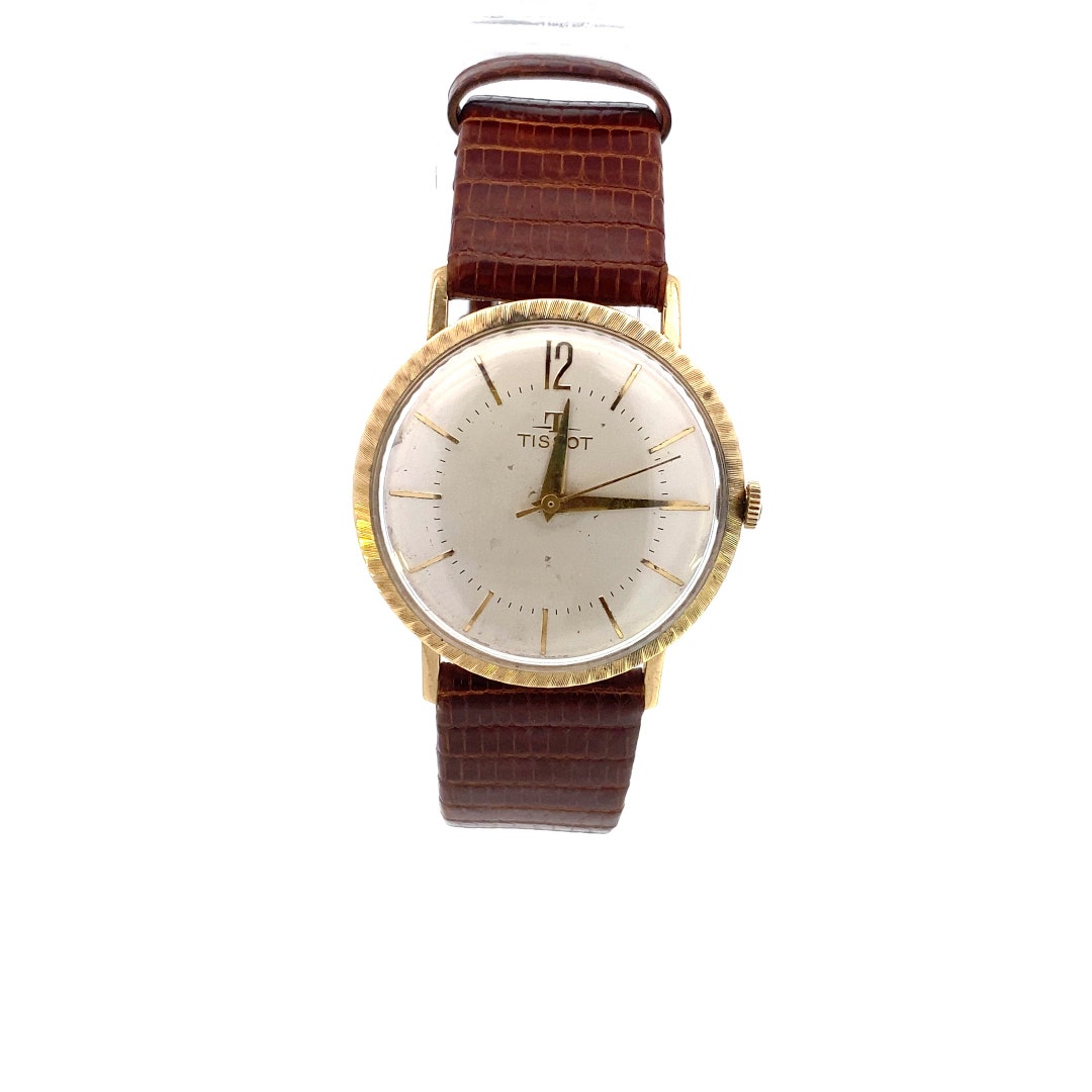 2本セット アンテック TISSOT ゴールド 手巻き GOLD 10UM レディース