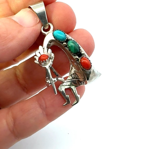 Sterling Silver Kokopelli Pendant