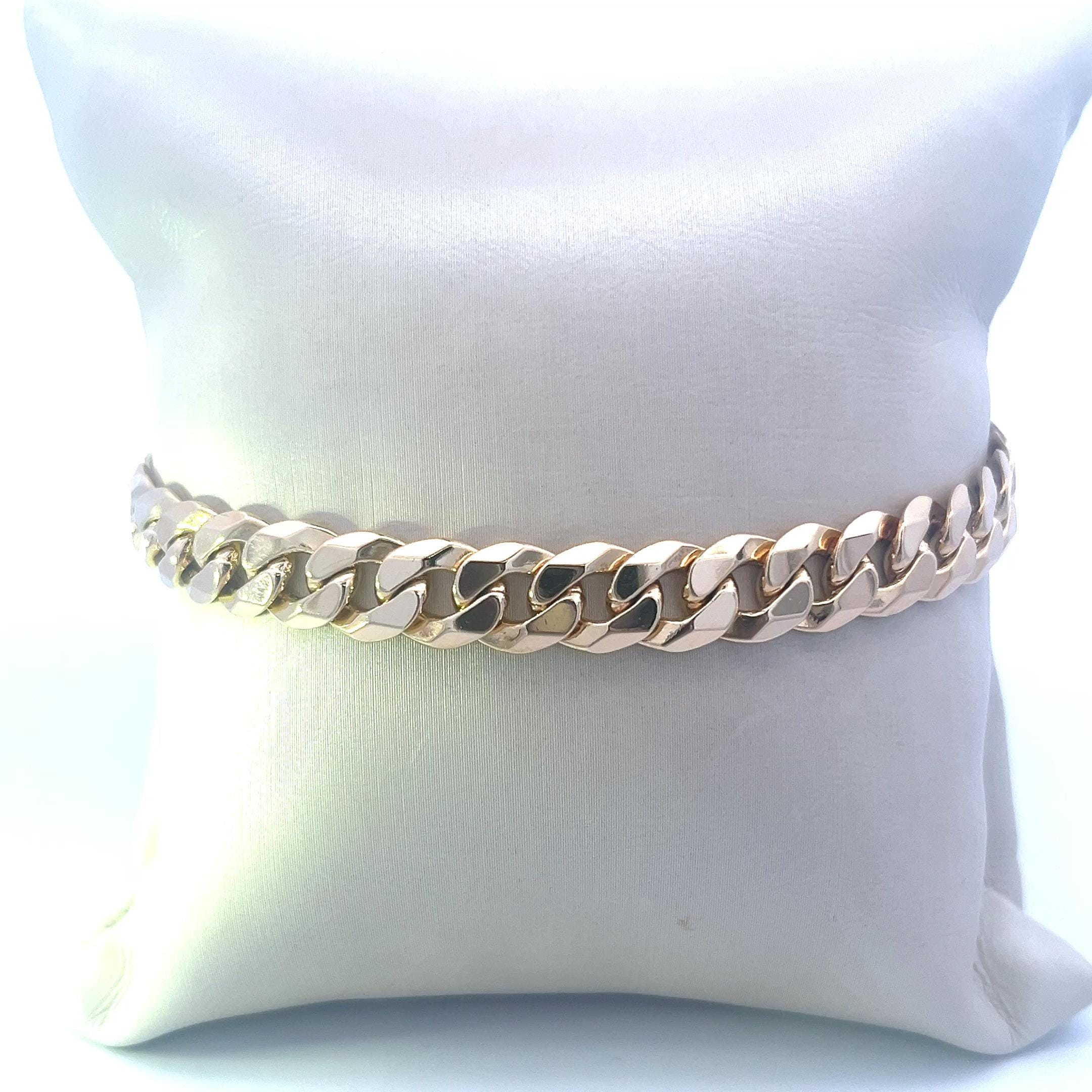 ■VINTAGE HOLLYWOOD■ Matte Classic Chain Bracelet VH2411BR0 Gold Chain Bracelet Vintage Jewellery Yellow Gold Link Chain