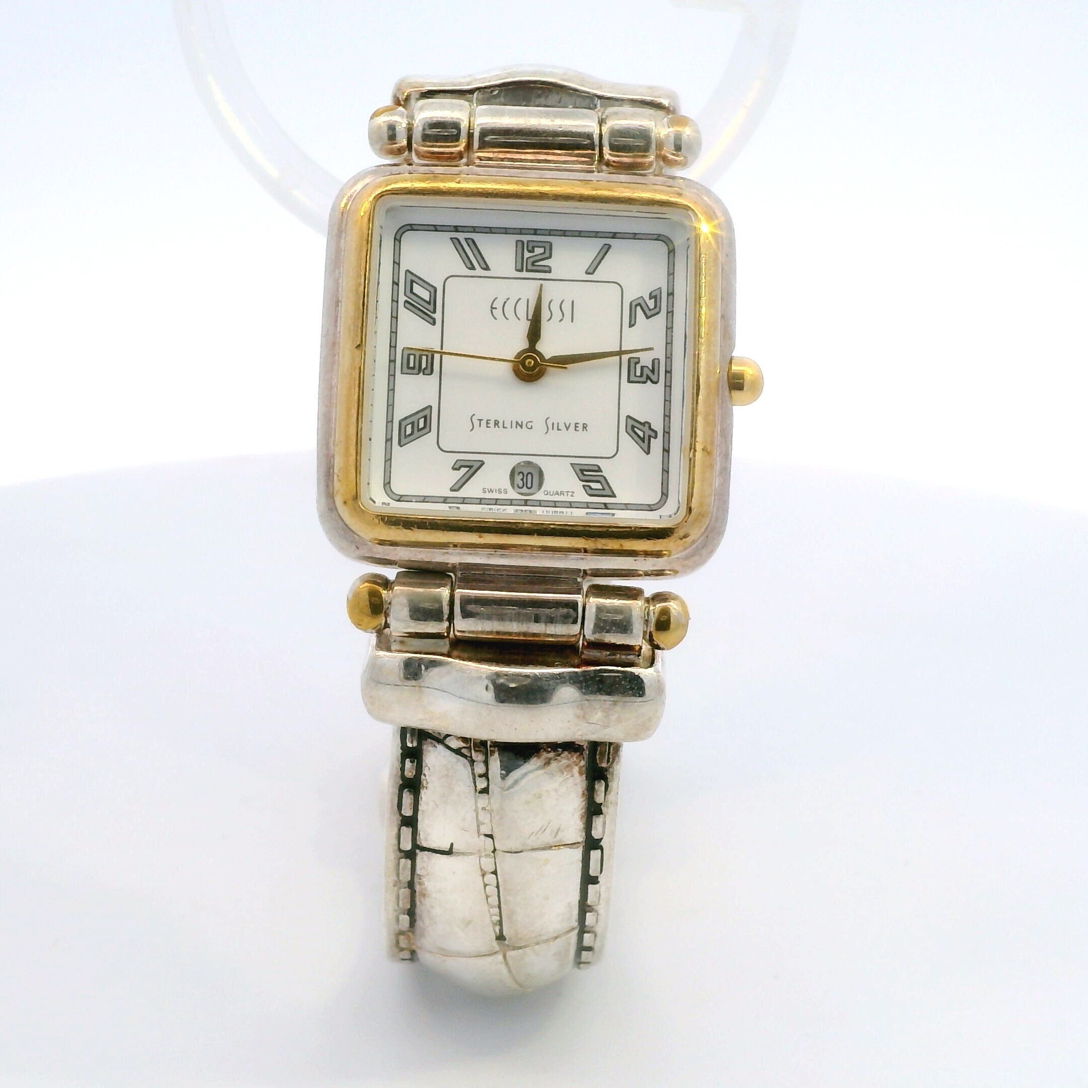 Ecclissi Sterling poil Silver Watch Set
