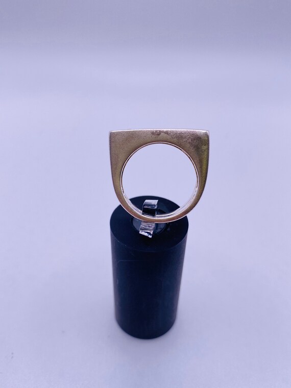 Vintage Stackable Sterling Silver Diamond Rings - image 5