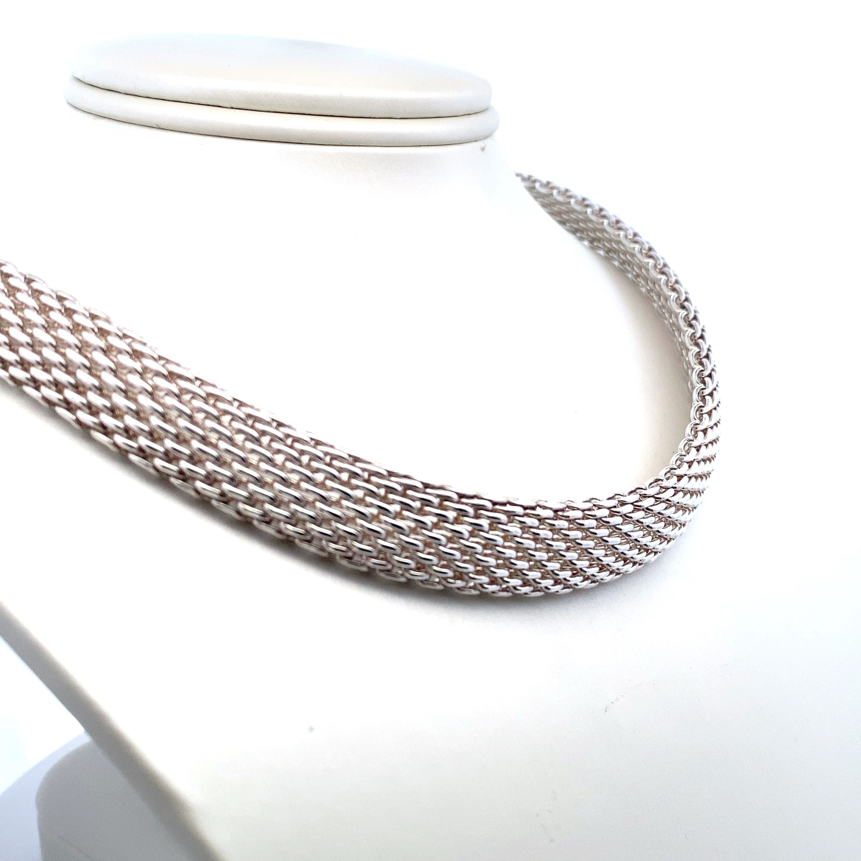 Vintage Pre-owned Tiffany and Co Sterling Silver Mesh