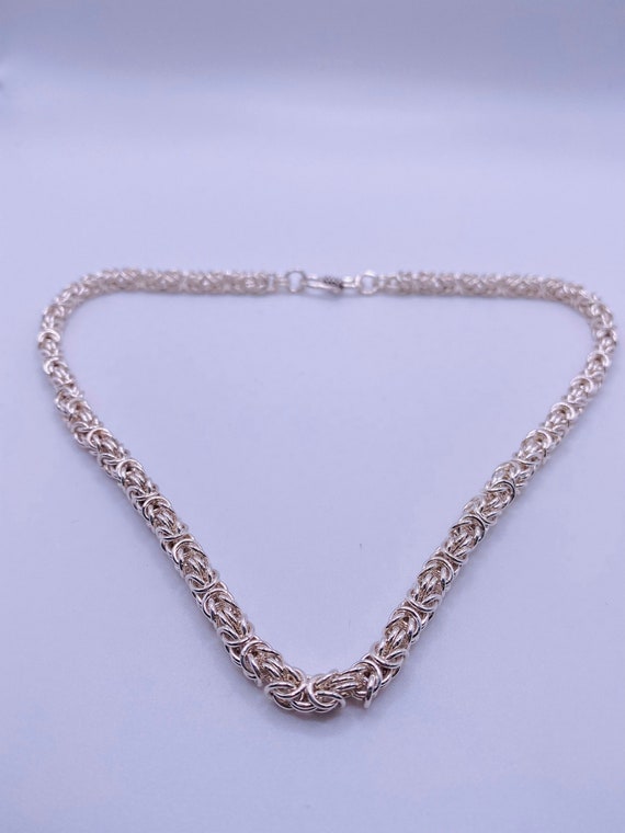 Sterling Silver Fancy Link Chain