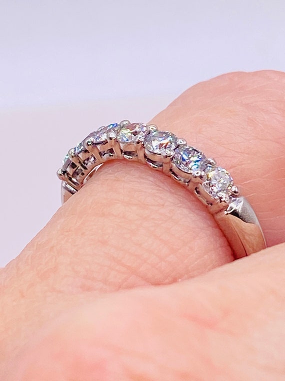 Tiffany & Co 0.57 Carat Diamond Platinum Embrace … - image 2