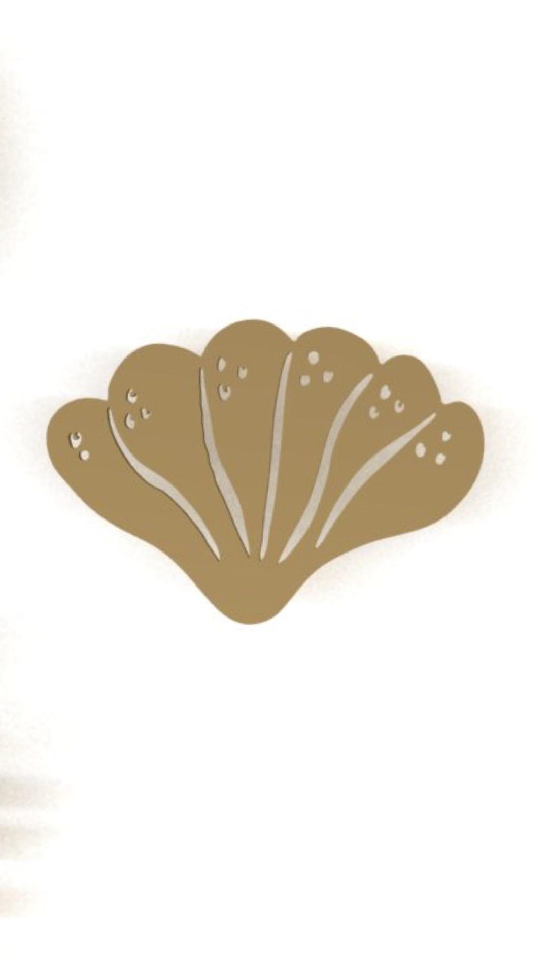 Custom Fan Shell Charm - Etsy