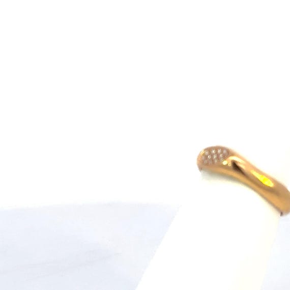 18K Yellow Gold  Diamond Ring - image 3