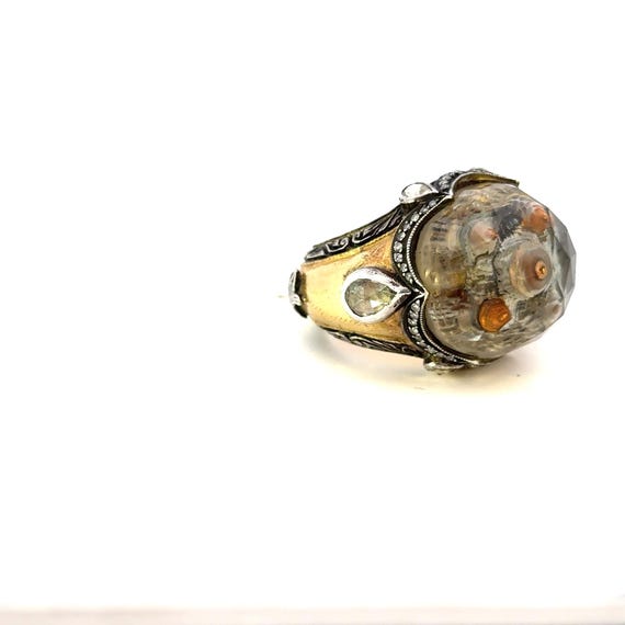 Sevan Designs Vintage Gold and Silver Reverse Int… - image 7