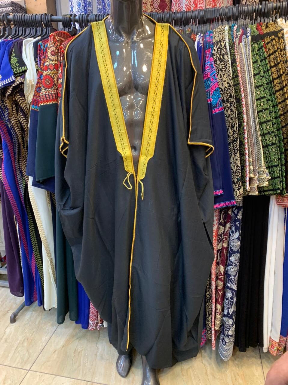 Men bisht Islamic Arab Dress Sheikh Imam Kaftan Cloak Bisht Etsy