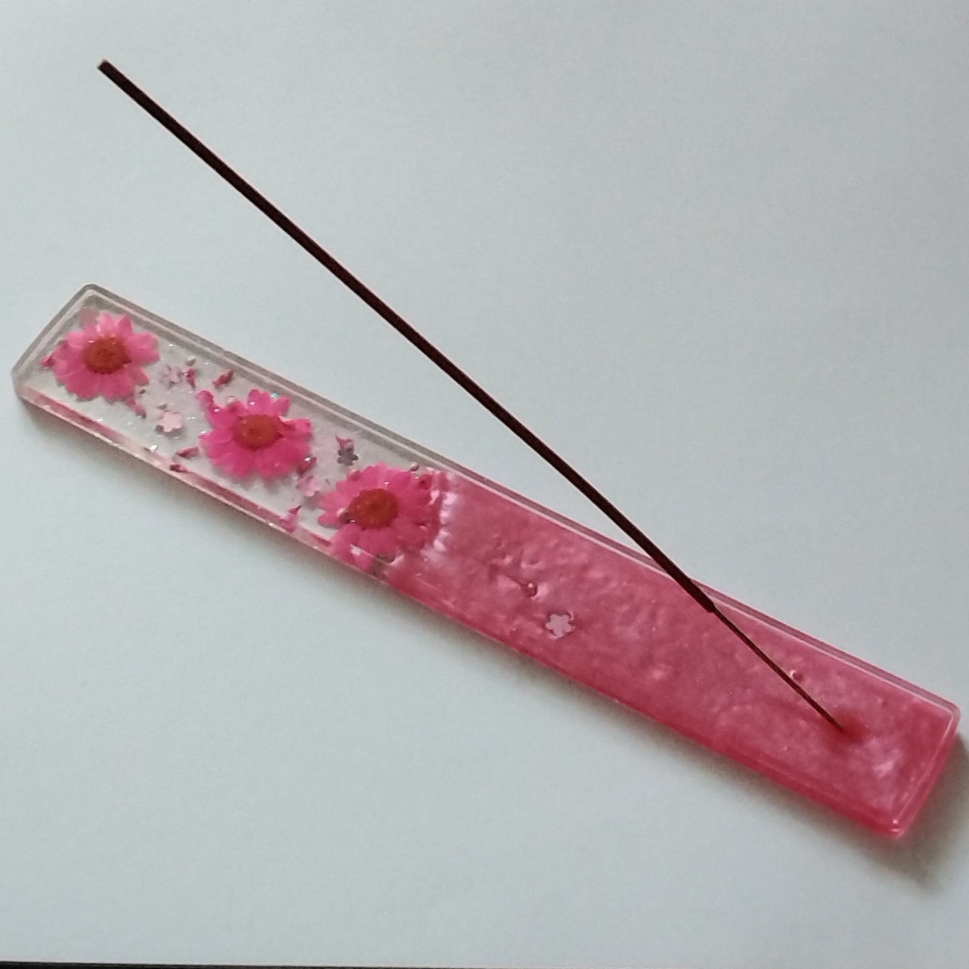 Pretty Pink Flower Incense Holder Etsy