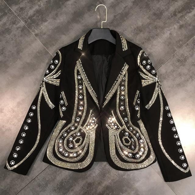 bedazzled blazer