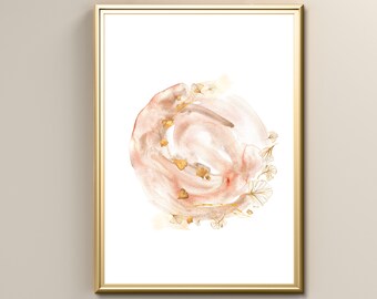 Fall Wall Art Printable, Thanksgiving Living Room Decor Poster, Instant Digital Wall Art