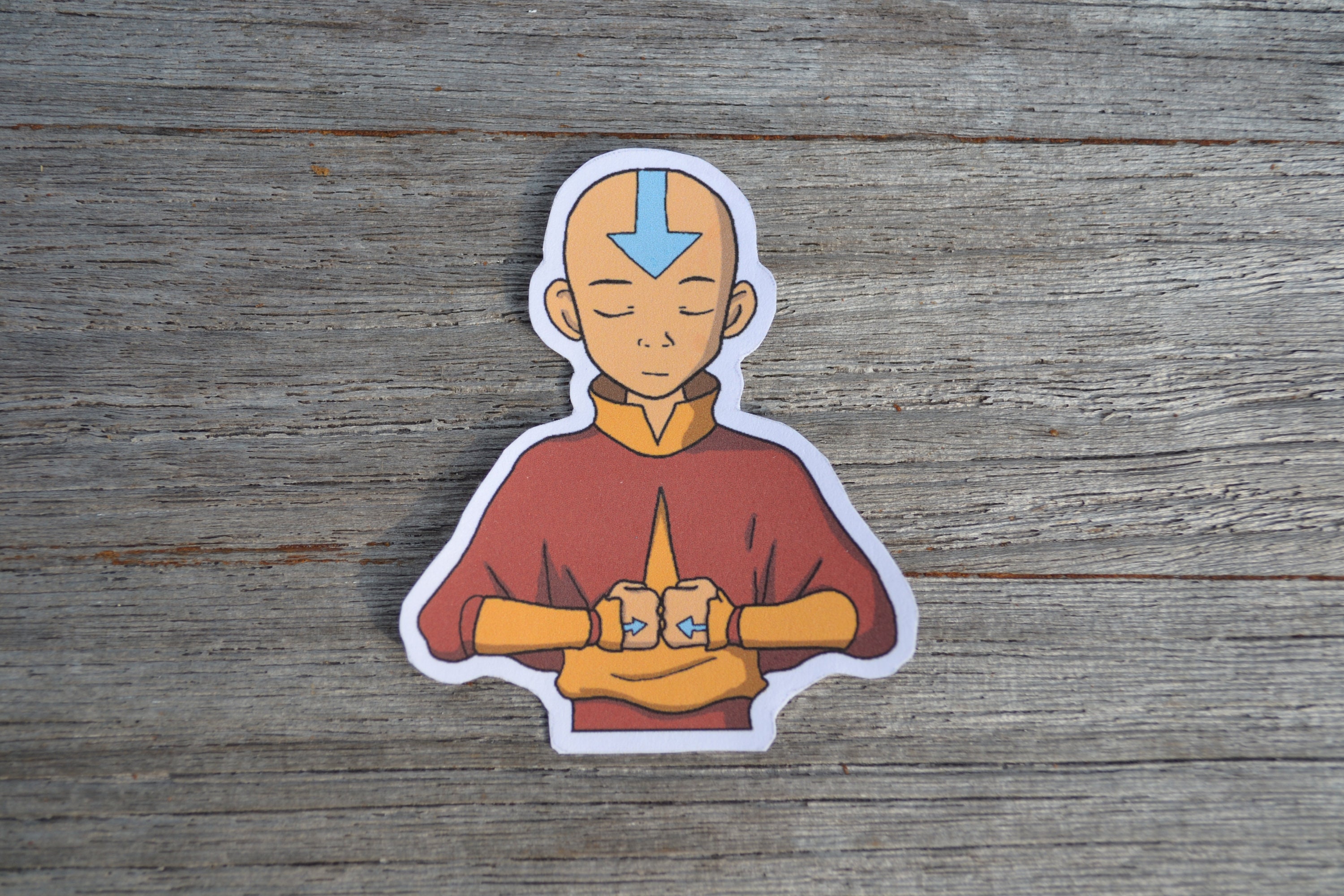 Avatar Aang Sticker Avatar The Last Airbender 2 Pk Etsy