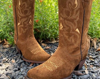snip toe western booties