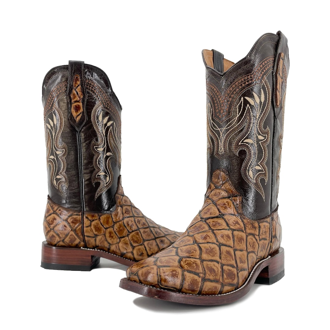 Bull Terrier Pattern Print Men Women Leather Boots main image 1
