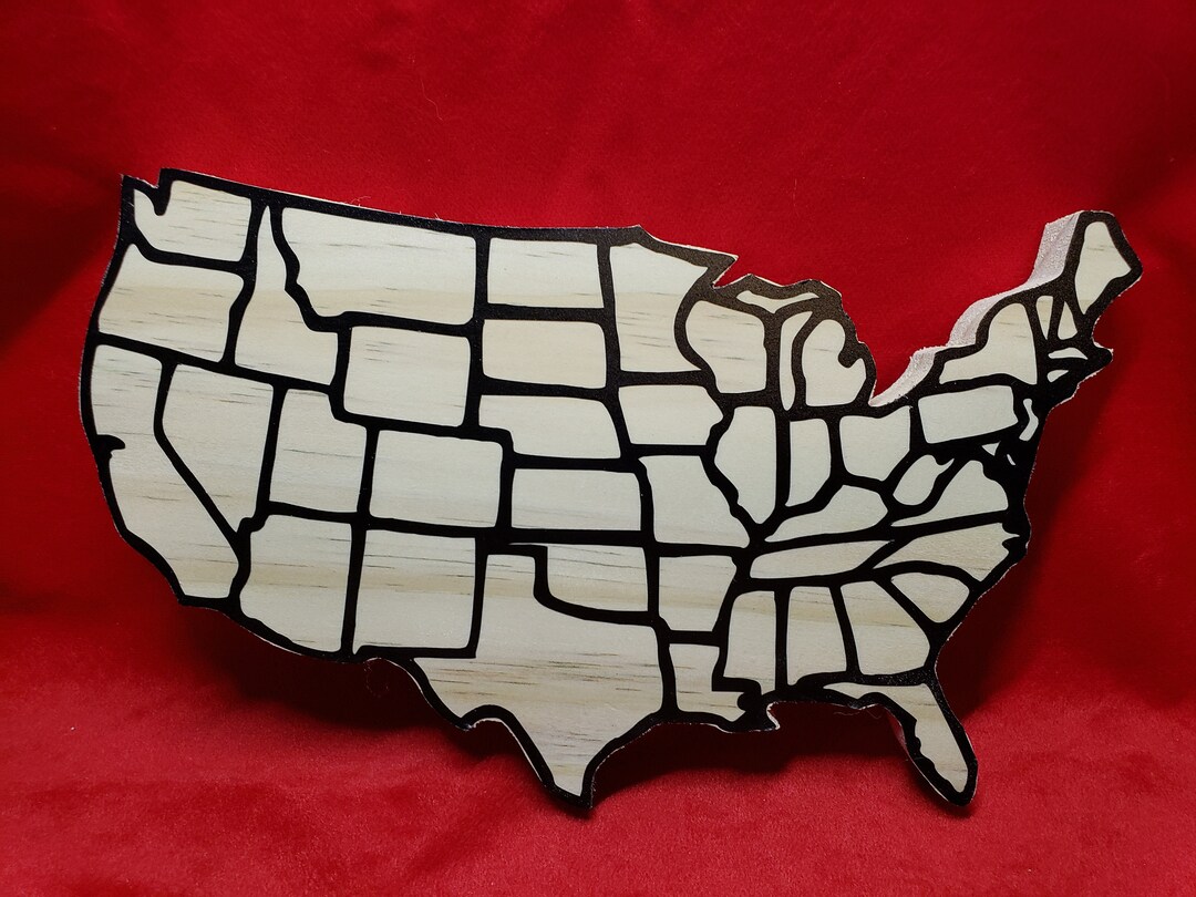 United States Wooden Map Etsy - Il 1080xN.4185509187 Pjml 