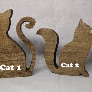 Wooden Cats