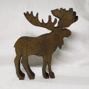 Decorative Wooden Moose