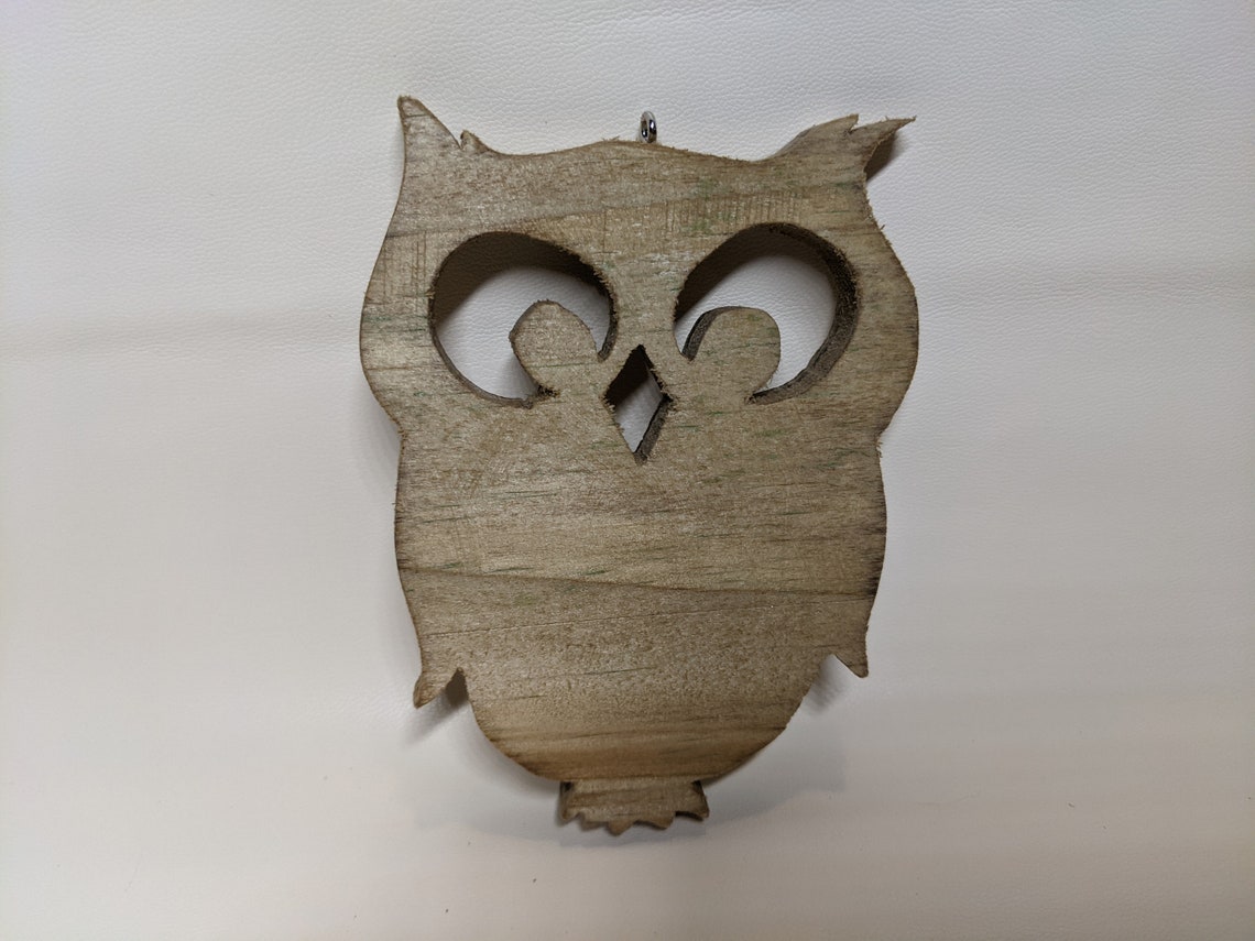 Wooden Owl Ornament - Etsy