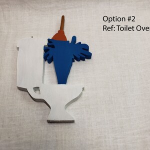 Toilet and Plunger Ornament