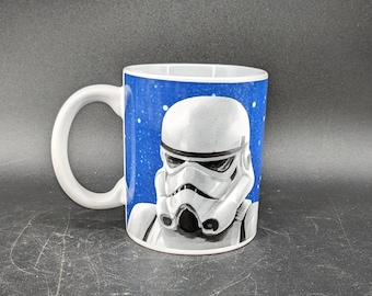 Taza de café oficial de Star Wars Storm Trooper de Lucas Film 4''