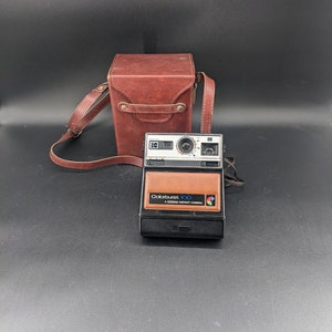 Vintage 1970's Kodak Color Burst 100 Instant Camera with Case, Untested