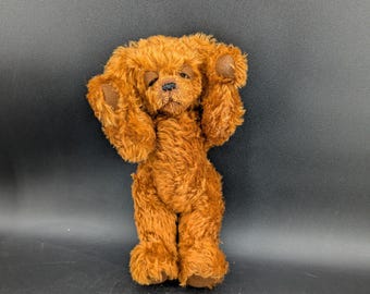 Vintage 1998 hecho a mano Leeann Snyder Busser oso oso de peluche #48/100