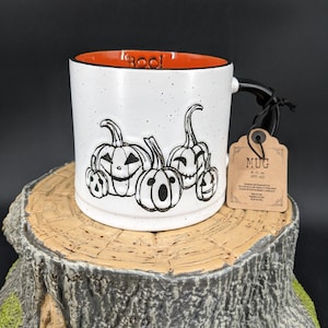 Cute Halloween Pumpkins Coffee Mug, Never Used, Has Tag 3 3/4&#39;&#39; by 4&#39;&#39;