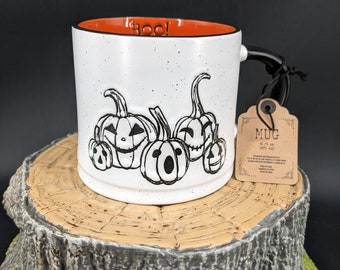Cute Halloween Pumpkins Coffee Mug, Never Used, Has Tag 3 3/4'' by 4''