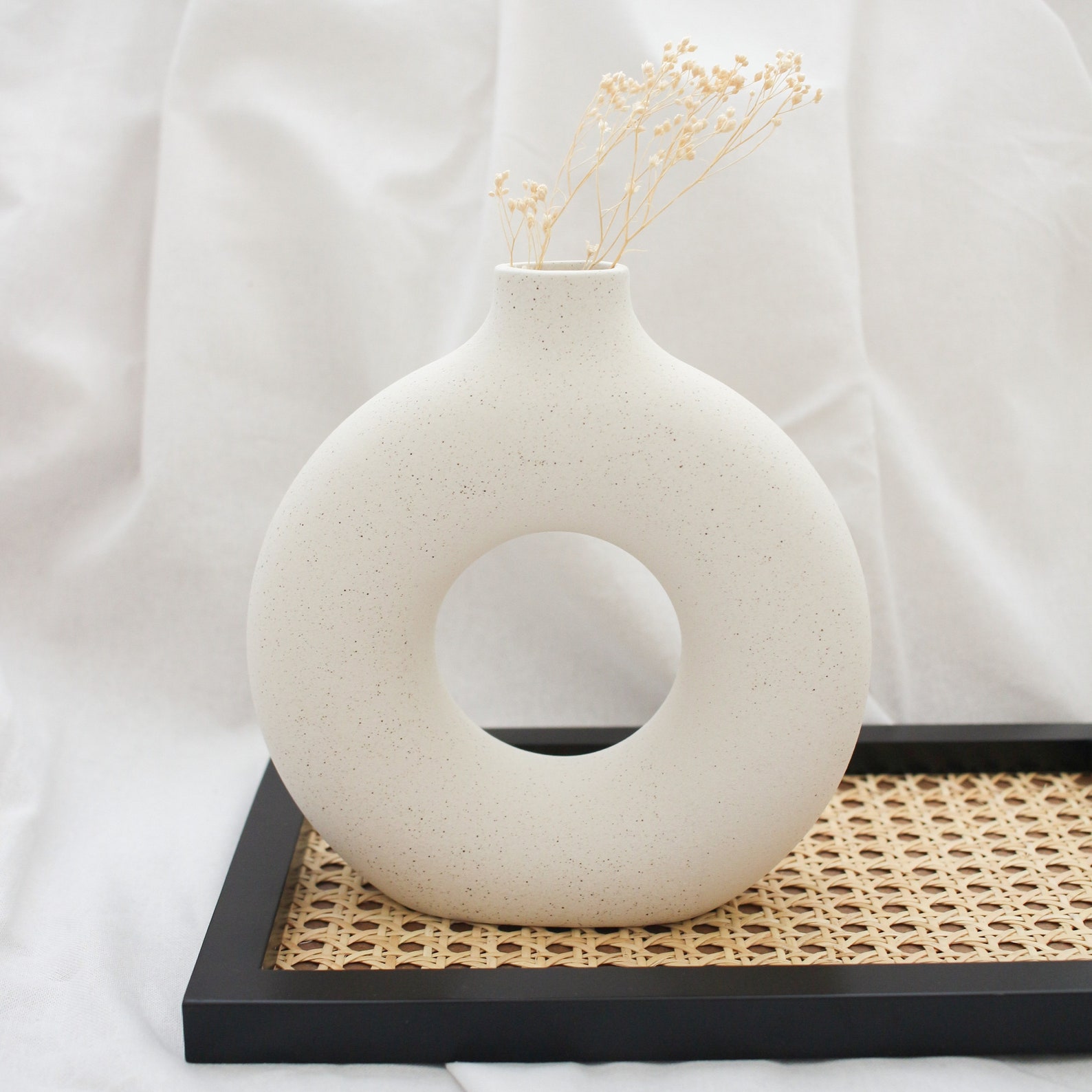 DONUT VASE home decor modern decor dried florals gift Etsy