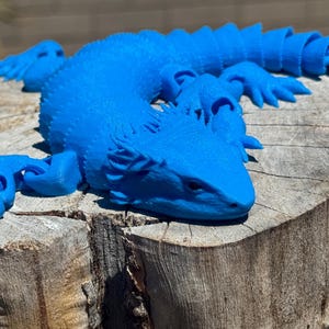 Bo the Bearded Dragon – Articulated 3D Printed Fidget Toy | Fun Desk Pet or Gift for Kids & Reptile Lovers