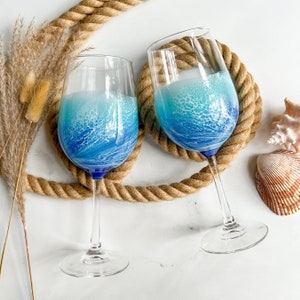 Etsy wine sale glasses