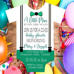 Piccolo uomo Baby Shower Invito, Baby Shower con baffi, Papillon Baby Shower scaricabile, Festa dei baffi, Festa con papillon,