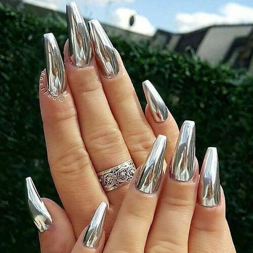 Solid Mirror Chrome Nail Powder - Nail Art Design — NSI Australia