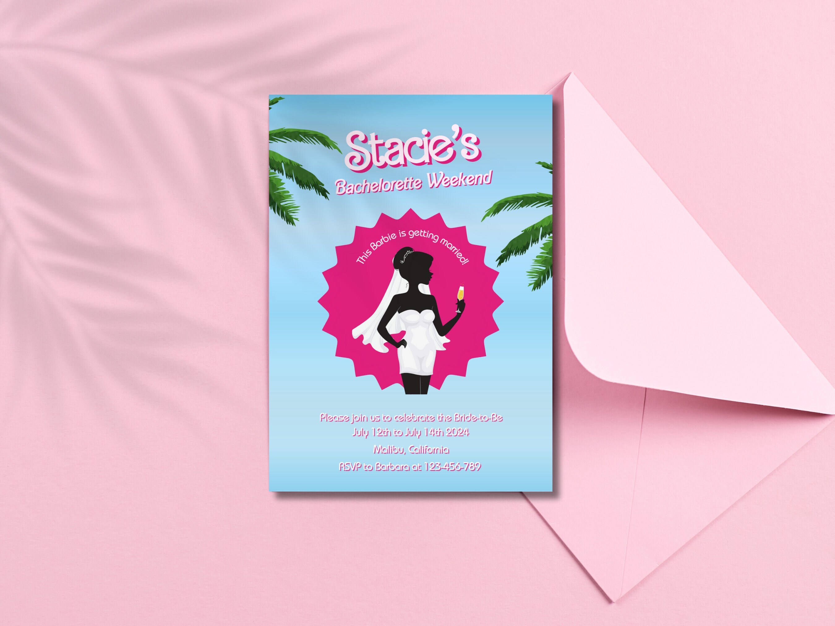 FULLY EDITABLE Canva Template Barbie Bachelorette Party Etsy Australia FULLY EDITABLE Canva Template Barbie Bachelorette Party Etsy Australia
