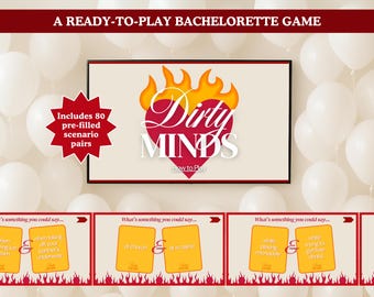 Juego para despedidas de soltera: Rompehielos para chicas - Plantilla editable de Canva (descarga inmediata)