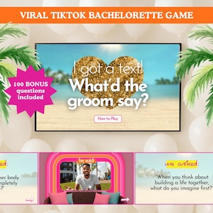 Bachelorette Party Game: &quot;What&#39;d the Groom Say?&quot; + Truth or Dare (Digital Download)
