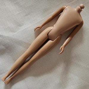 Vintage Straight Leg Barbie Scooter/Skipper Doll Body ONLY, 1965 Tan Scooter Body, #1030 Skipper SL Body, Mattel Doll Japan Body, *NO* Head