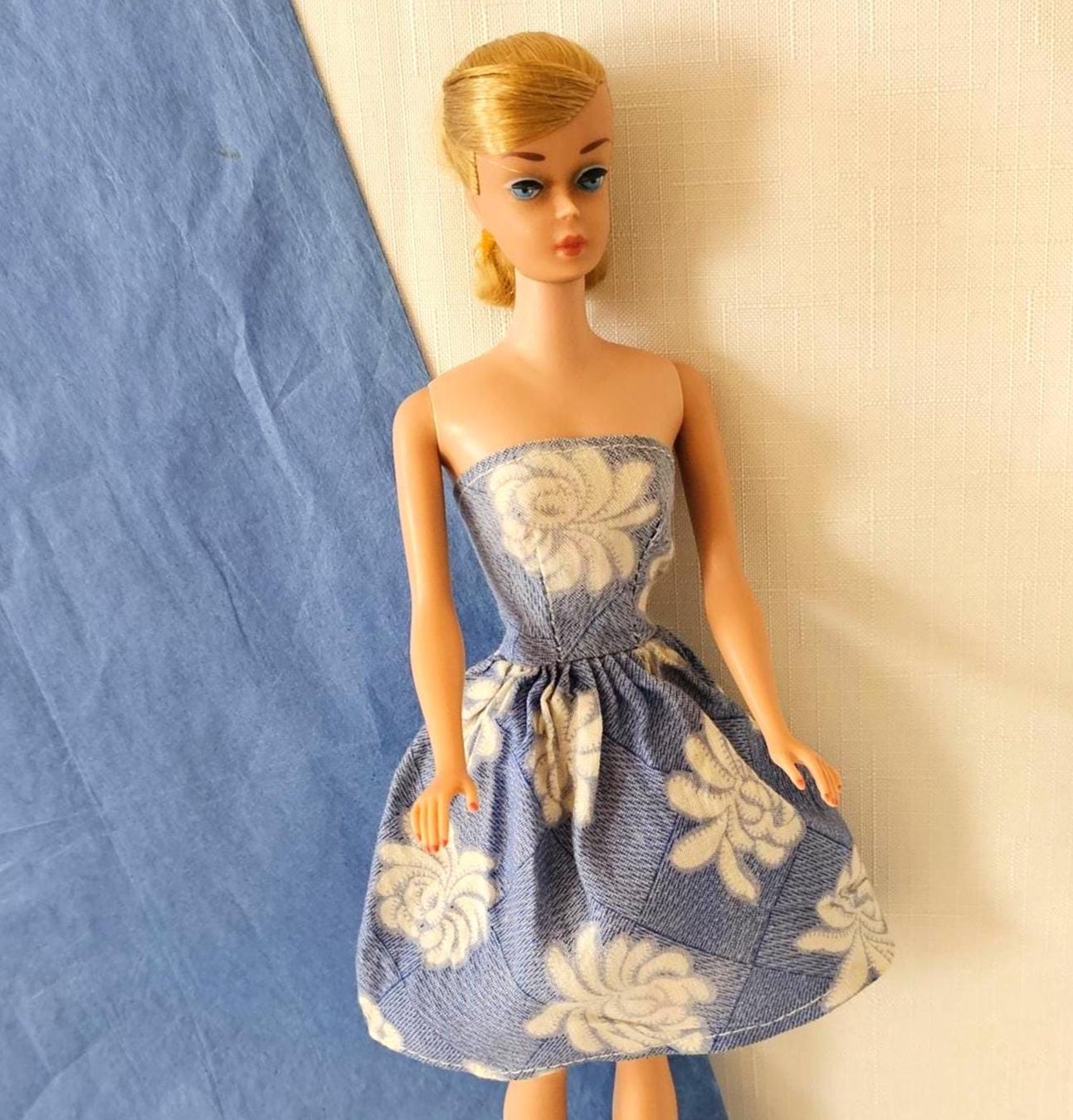 Barbie Vintage Blue Dress