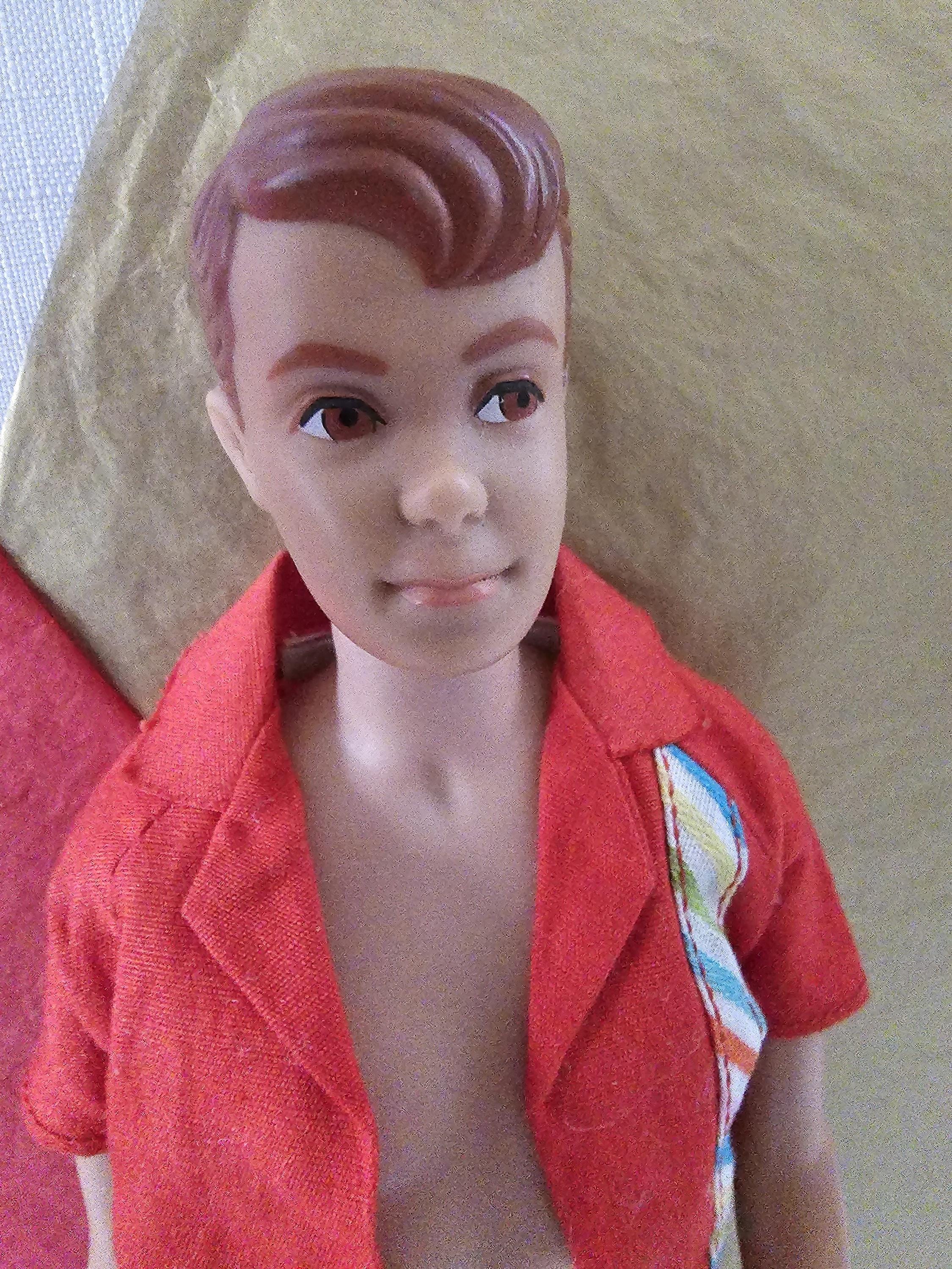 Vintage RARE Allan Bend Leg Doll, Ken's Friend, 1964 Mattel Allen