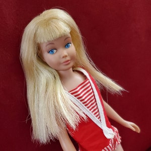 Vintage Barbie Skipper Doll Red Head Straight Leg Complete Japan